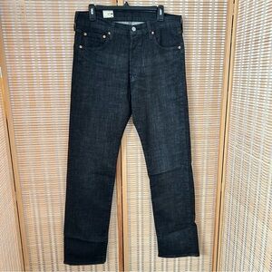 Levis 501 Black Jeans Mens‎ 34x34 Straight Leg Button Fly Straight Leg Classic